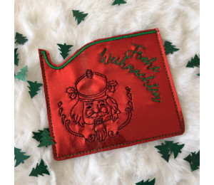 Stickserie ITH - 8 Hüllen quadratisch Weihnachten Line Art inkl. Blanko